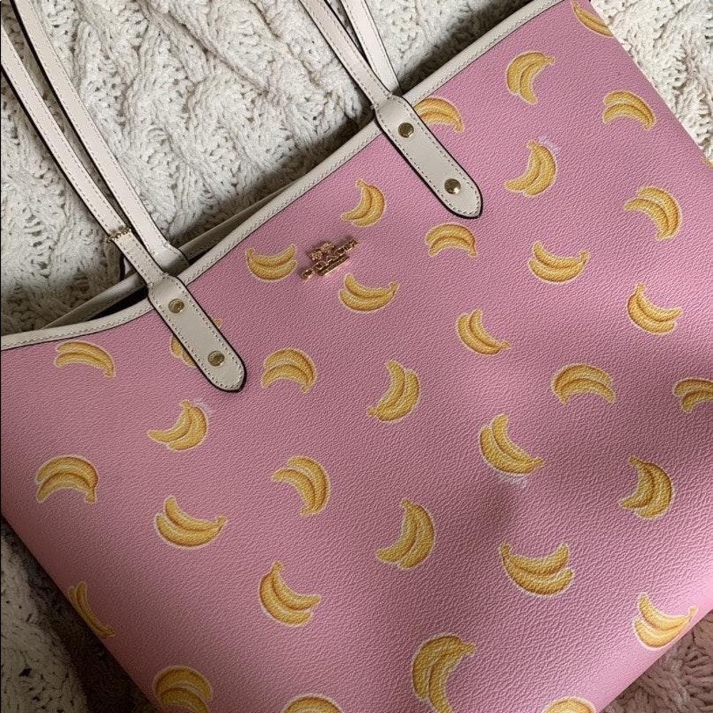 Coach reversible tote